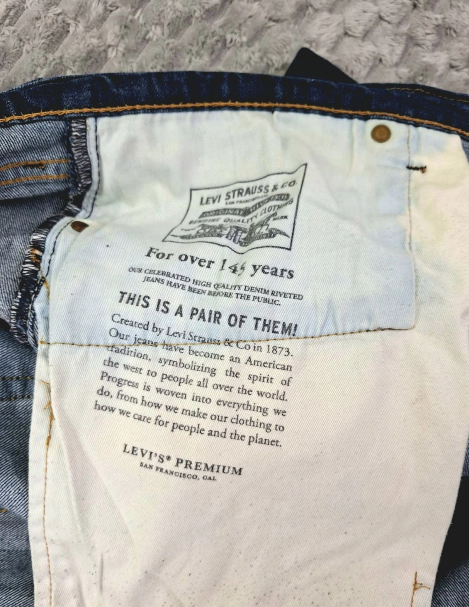 Levi's Premium Jeans Masculinos Vintage Retro 90s Y2K – photo 10